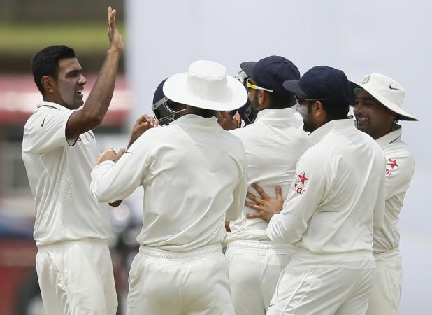 File photo of R Ashwin (L) in action during the Galle Test of 2015 R Ashwin