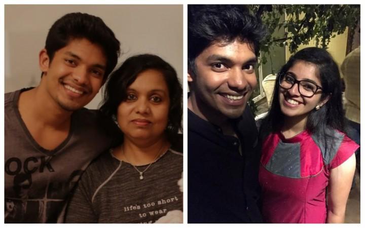 Pic 1: Kevin Paul and Sophia Paul Pic 2: Kevin Paul and Aima Sebastian Aima Sebastian, Kevin Paul, Sophia Paul