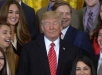 Donald Trump rolls his eyes, shushes reporter at White House