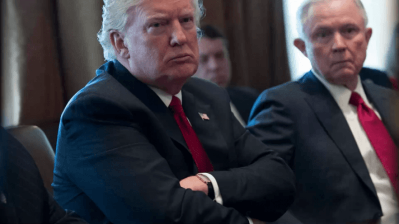 US President Donald Trump Donald Trump labels Attorney General Jeff Sessions very weak in latest Twitter rant
