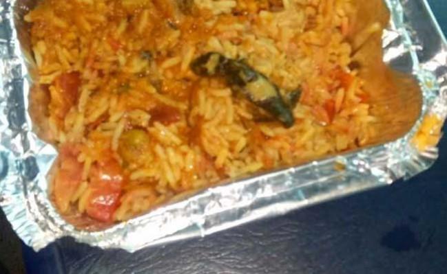 A dead lizard was found in the meal served to one of the passengers travelling on Poorva Express train in Uttar Pradesh. Dead Lizard, Indian Trains