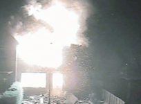 CCTV footage shows fraudsters fleeing exploding house following arson attack