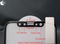 Apple iPhone 8, image, design language, front panel, Iris scanner, FaceTime camera