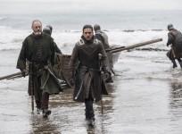 Kit Harington as Jon Snow with Liam Cunningham as Davos Seaworth
