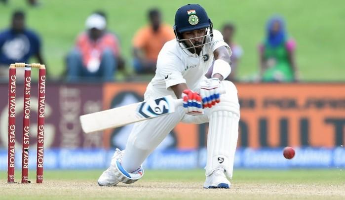 Hardik Pandya scored a half-century on his Test match debut Hardik Pandya, India, Sri Lanka, 1st Test, Day 2