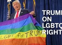 What Donald Trump has said on LGBTQ rights versus what he has actually done