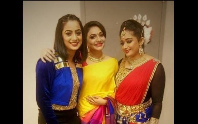 Namitha Pramod, Rimi Tomy and Kavya Madhavan during Dileep US Show 2017 Namitha Pramod, Dileep, Bhavana case, Rimi Tomy, Kavya Madhavan