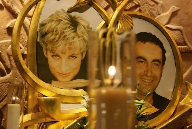 A permanent memorial to Diana, Princess of Wales and Dodi al-Fayed is pictured in the Harrods store in London, 31 August 2006, on the ninth anniversary of their death. Dodi Al Fayed and Diana