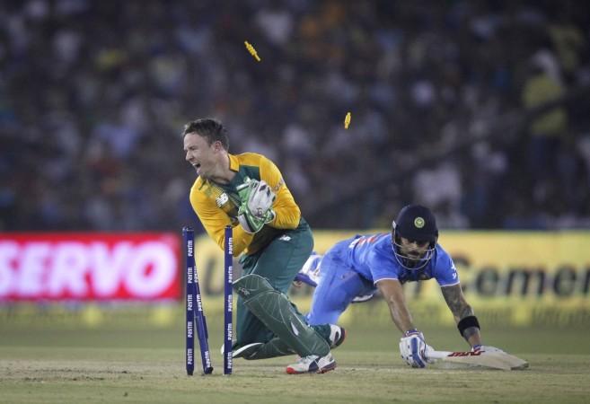 File photo of AB de Villiers and Virat Kohli in action India vs South Africa