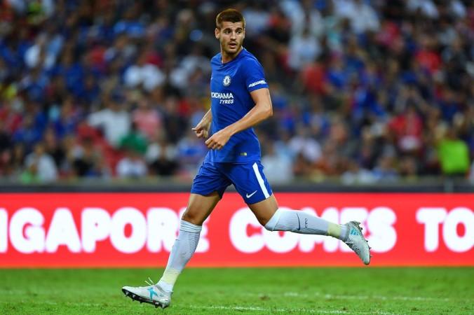Alvaro Morata of Chelsea. Alvaro Morata