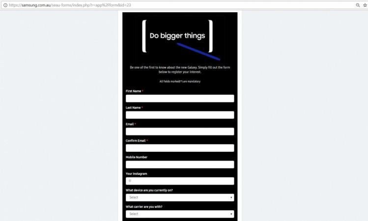 Want to be the first one to buy Galaxy Note 8? Samsung opens pre-registration forum for die-hard fans Galaxy Note 8, pre-registration, Australia, Samsung, pre-order