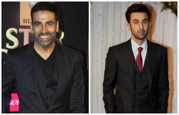 Akshay Kumar and Ranbir Kapoor Akshay Kumar and Ranbir Kapoor