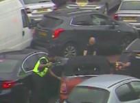 Thief arrested after getting stuck in traffic