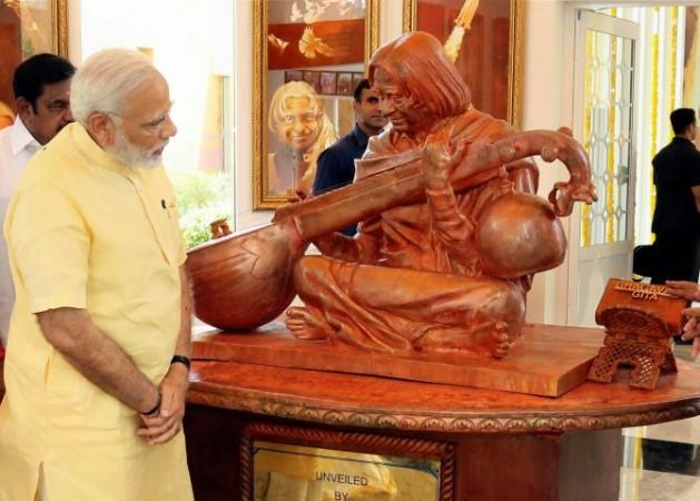 Kalam's statue in Rameswaram Kalam's statue in Rameswaram
