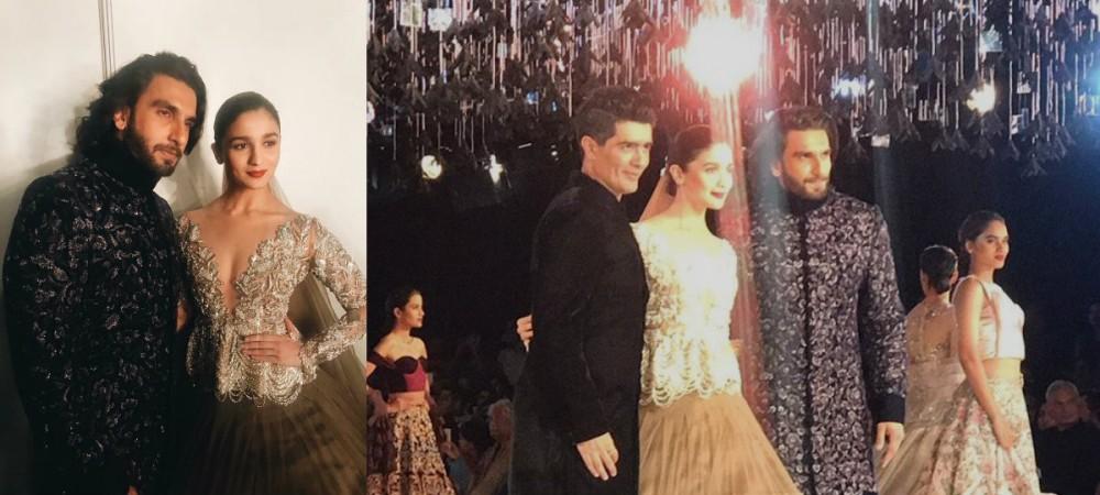 Alia <span>Bhatt</span>, <span>Ranveer</span> <span>Singh</span> turn showstoppers for <span>Manish</span> <span>Malhotra</span> at <span>ICW</span> 2017 Alia Bhatt, Ranveer Singh turn showstoppers for Manish Malhotra