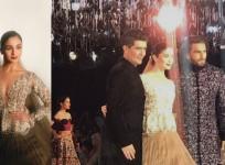 Alia Bhatt, Ranveer Singh turn showstoppers for Manish Malhotra