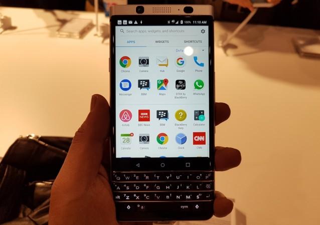 Смартфон blackberry keyone получил обновление android oreo