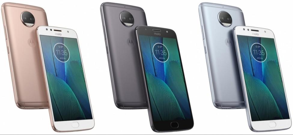 Moto G5S Plus in gold, grey and silver colours. Moto G5S Plus