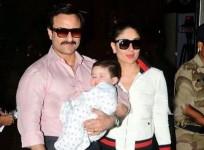 Saif Ali Khan, Kareena Kapoor and Taimur