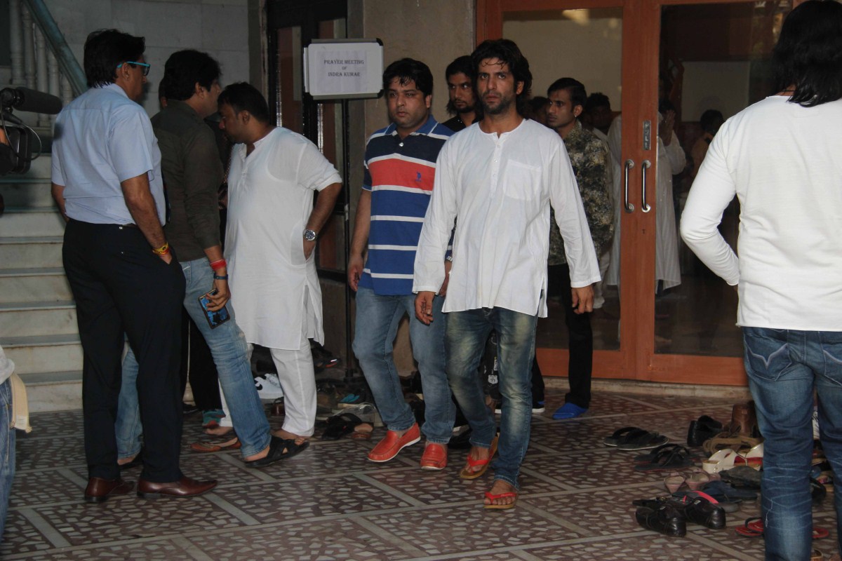 Celebrities at Inder Kumar prayer meet Inder Kumar prayer meet