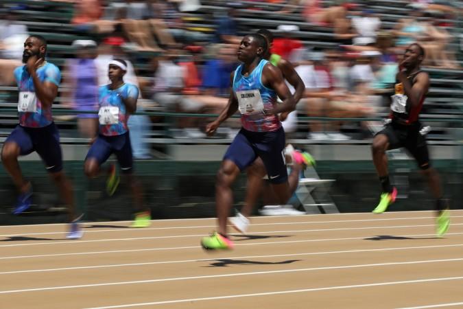 Christian Coleman. Christian Coleman, IAAF World Championship 2017, USA, Usain Bolt
