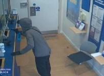 CCTV footage shows dramatic armed bank robbery in London