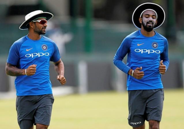 Shikhar Dhawan is likely to have KL Rahul as his opening partner for the second Test against Sri Lanka, August 1, 2017 KL Rahul, Shikhar Dhawan, India, Sri Lanka, 2nd Test