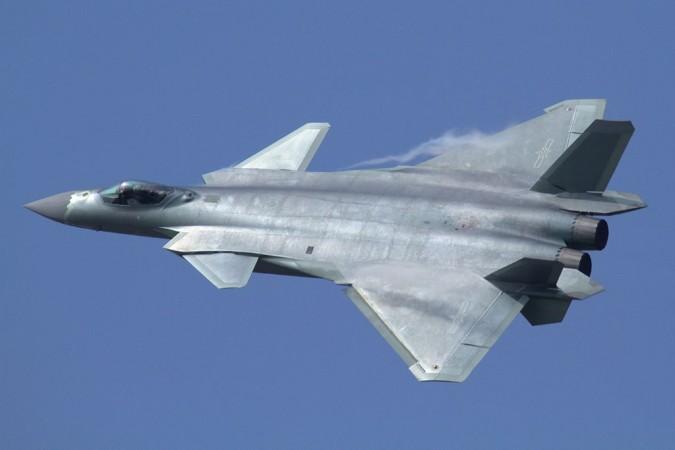 The Chengdu J-20 fighter jet. Chengdu J-20 fighter