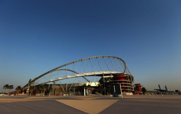 View of the Khalifa International Stadium on May 9, 2014 in Doha, Qatar. Khalifa International Stadium