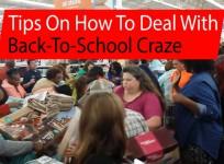 Tips for dealing with the back-to-school craze