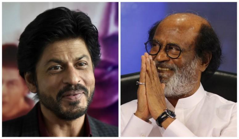 Shah Rukh Khan and Rajinikanth Shah Rukh Khan and Rajinikanth