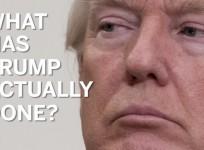 What has the Donald Trump administration actually done so far?