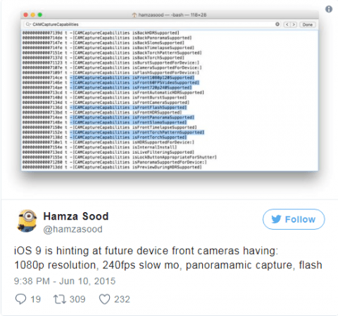 iOS 9 leak