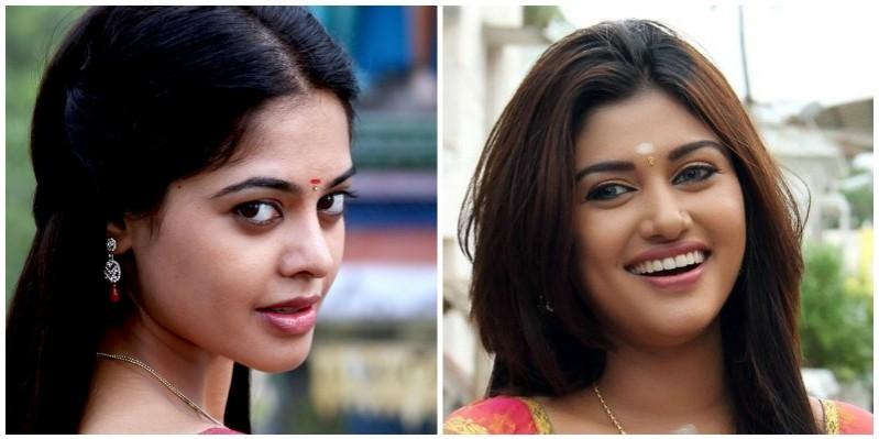 Bindu Madhavi and Oviya. Bindu Madhavi and Oviya