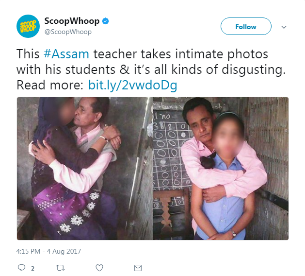 Assam: Teacher posts obscene photos with minor; police yet to take action -  IBTimes India