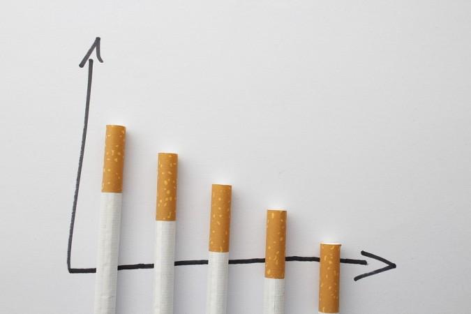 Cigarette life graph