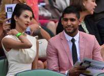 Amir Khan with wife Faryal Makhdoom