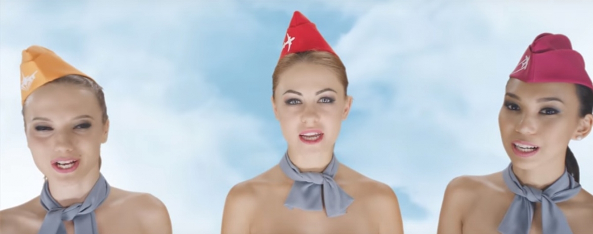 Devayani Nude - Kazakhstan travel company's ad featuring naked flight attendants, pilots  sparks online debate - IBTimes India