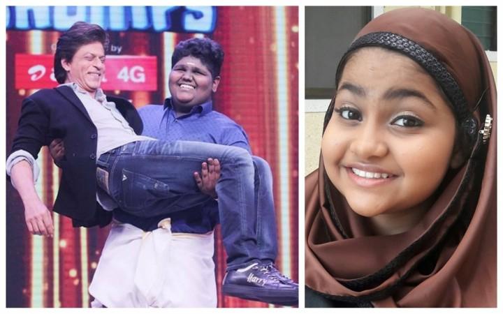Vaishnav Girish and Yumna Ajin amazed Shah Rukh Khan with their performance in the music reality show Sa Re Ga Pa Lo'l Champs Vaishnav Girish, Yumna Ajin, Sa Re Ga Pa Lo'l Champs, Shah Rukh Khan