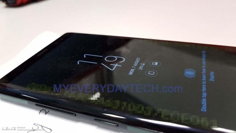 Samsung Galaxy Note 8 leaked images. Samsung Galaxy Note 8
