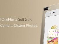 OnePlus 5, Soft Gold, India, launch, price, Availability, specifications