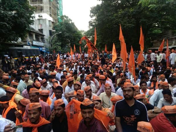 As many as 25 lakh protesters have gathered so far for the rally. Maratha Kranti Morcha