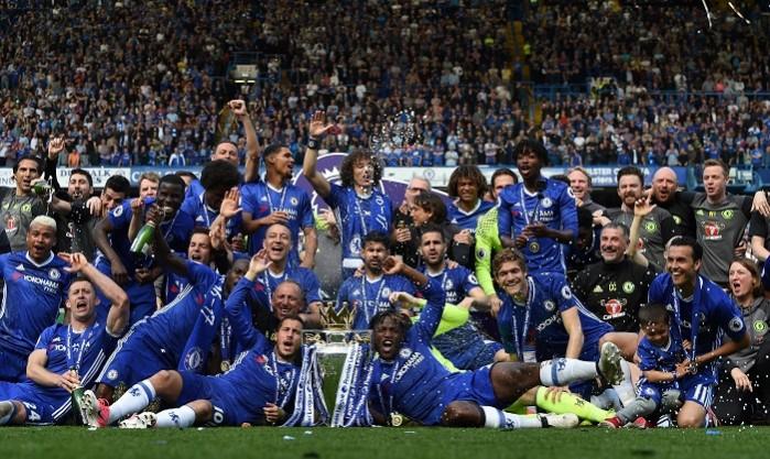 Chelsea, EPL 2017, trophy