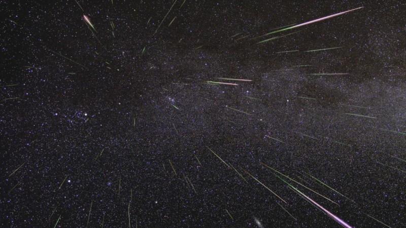 An outburst of Perseid meteors lights up the sky in August 2009 in this time-lapse image. Stargazers expect a similar outburst during next week's Perseid meteor shower, which will be visible overnight on Aug. 11 and 12. Perseid meteor shower, nasa,