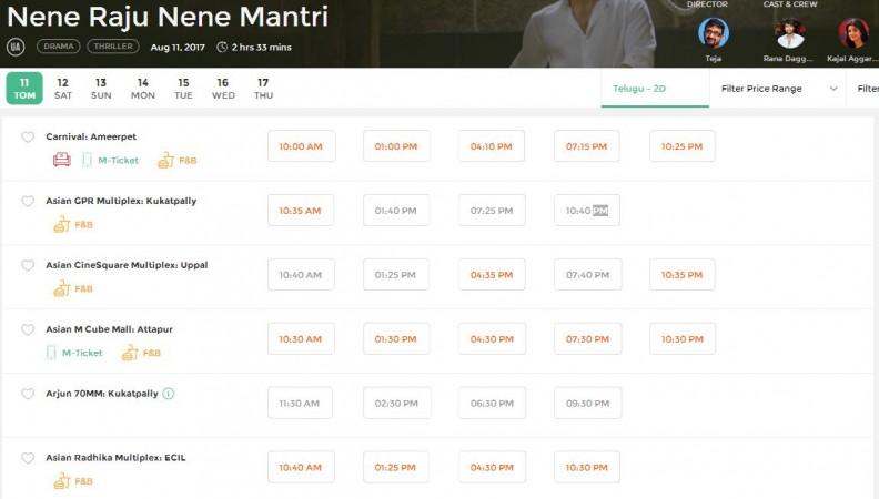 Nene Raju Nene Mantri advance booking Nene Raju Nene Mantri advance booking