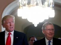 President Donald Trump attacks Mitch McConnell about healthcare