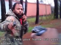 Shocking video captures moment police officer was shot four times