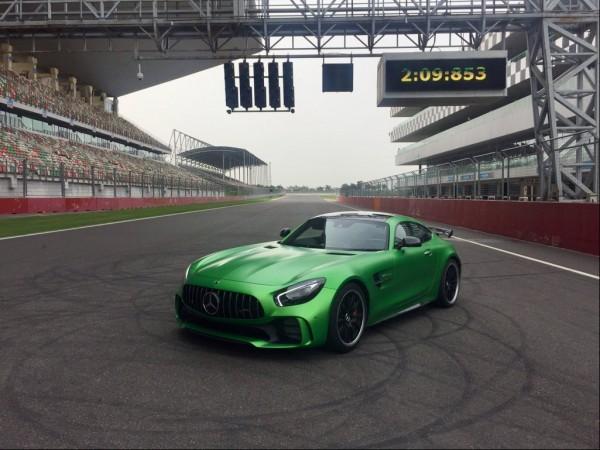 Mercedes-AMG GT R at Buddh International Circuit Mercedes-AMG GT R at Buddh International Circuit