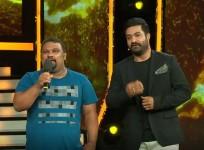 Mahesh Kaththi with Jr NTR on Bigg Boss Telugu