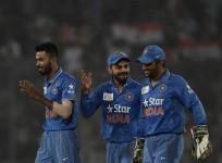 MS Dhoni, Virat Kohli, Hardik Pandya